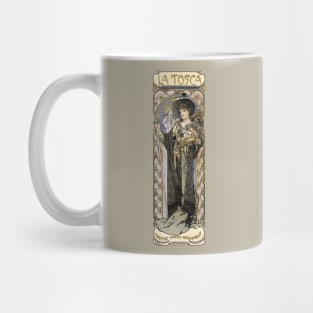 Sarah Bernhardt as Tosca Mug